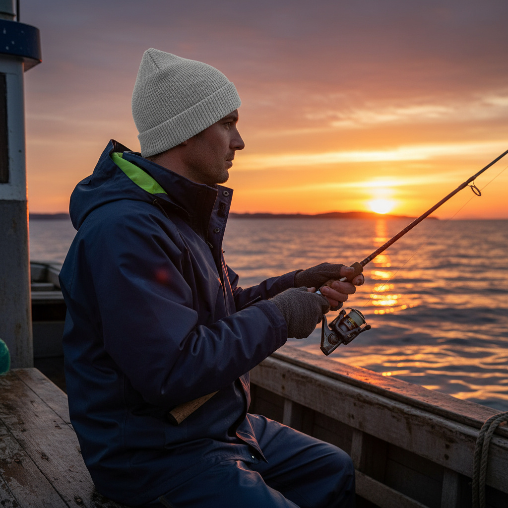 Двуслойна плетена Зимна Шапка сив-меланж